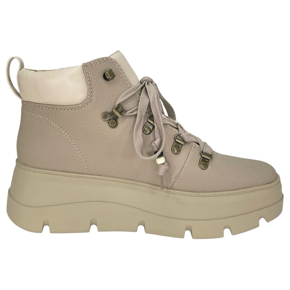 Zodiac Billie Tan Pebbled Faux Leather Lug Sole Womens Sneakers Size 9.5M - Picture 4 of 13
